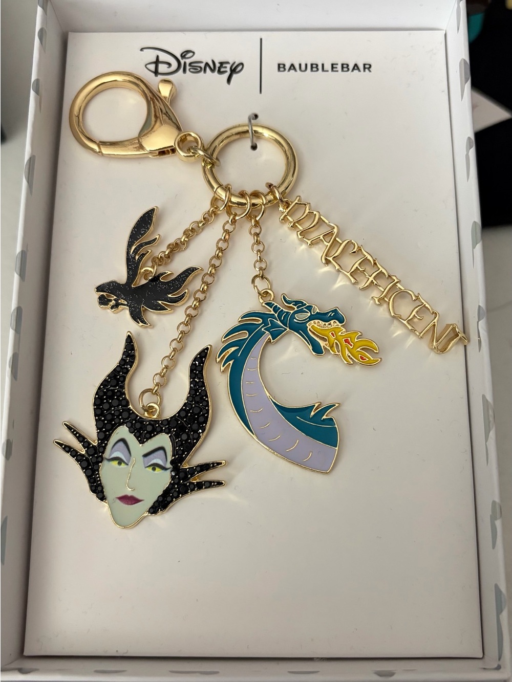 Maleficent Enamel Charms Keychain